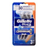 Gillette Blue Plus 3 Comfortable Shave 3s